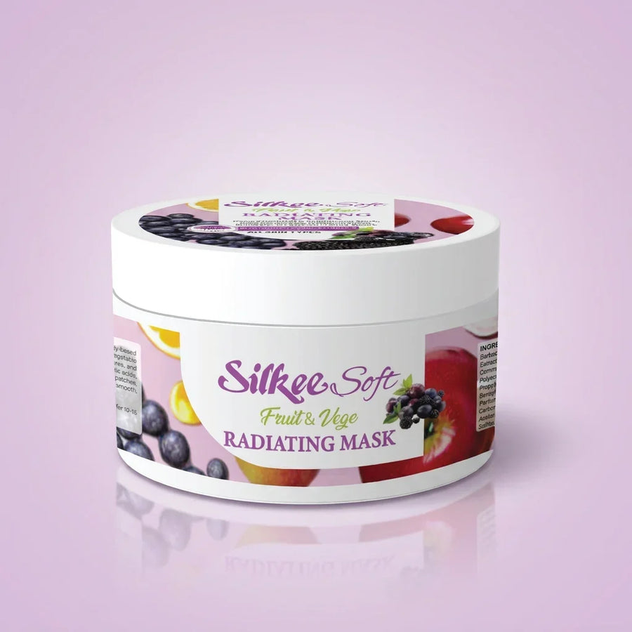 Silkee Soft Fruit & Vege Radiating Mask jar — kaolin clay face mask for oily skin, Pakistan